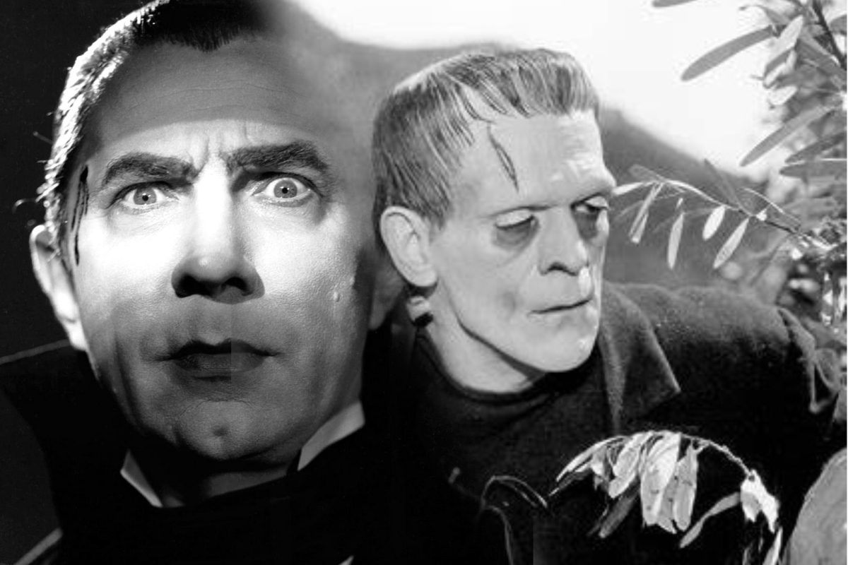 Two Titans of Terror: Dracula and Frankenstein. 