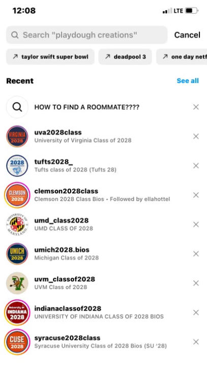 There are many online resources to help students find a roommate 