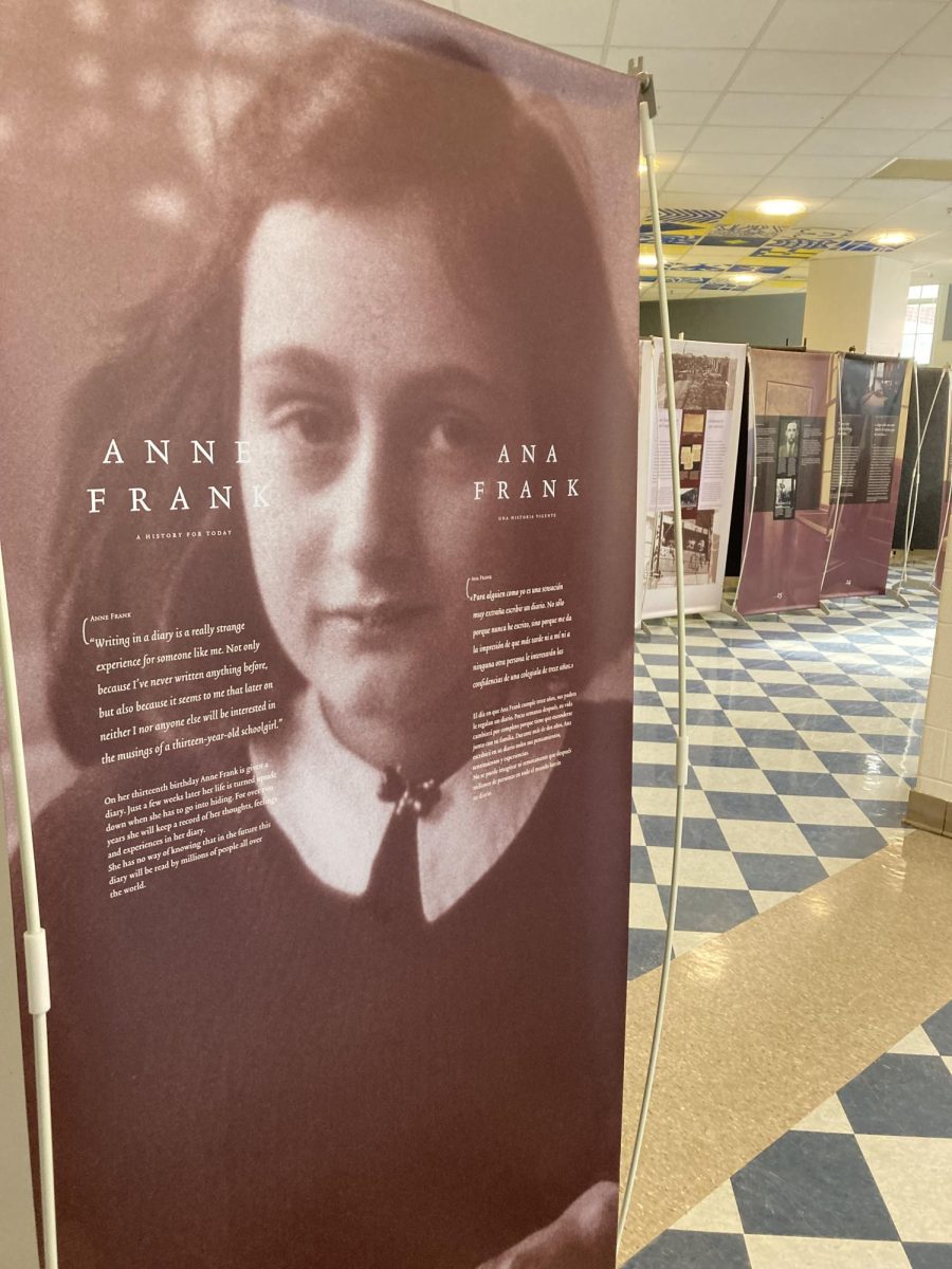 Anne Frank Exhibit On Display In Cafeteria