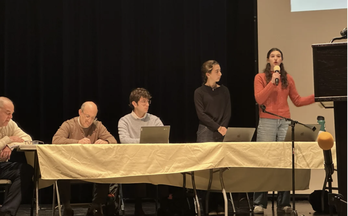 The con side speaks out as students debate the role of AI in MCPS classrooms. Photo courtesy of BethesdaToday