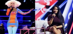 Nicki Minaj praises Trump at Turning Point USA in Arizona. (Collage by Cameron Smith)