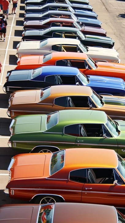 In the early decades of motoring, colour was part of a car’s identity. (Image Courtesy of Stock Cake)