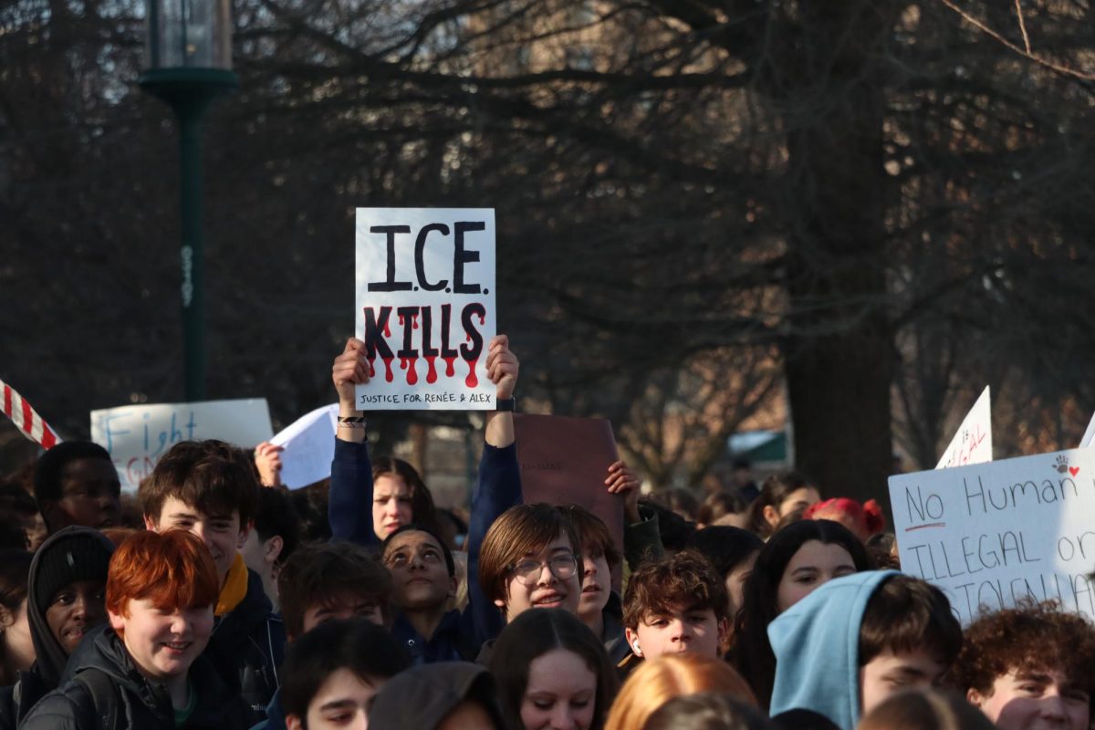 B-CC Students Walk Out to Protest ICE
