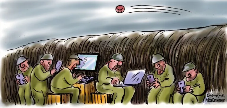 Are wars being fought in the metaverse now? (Image courtesy of The Week)
