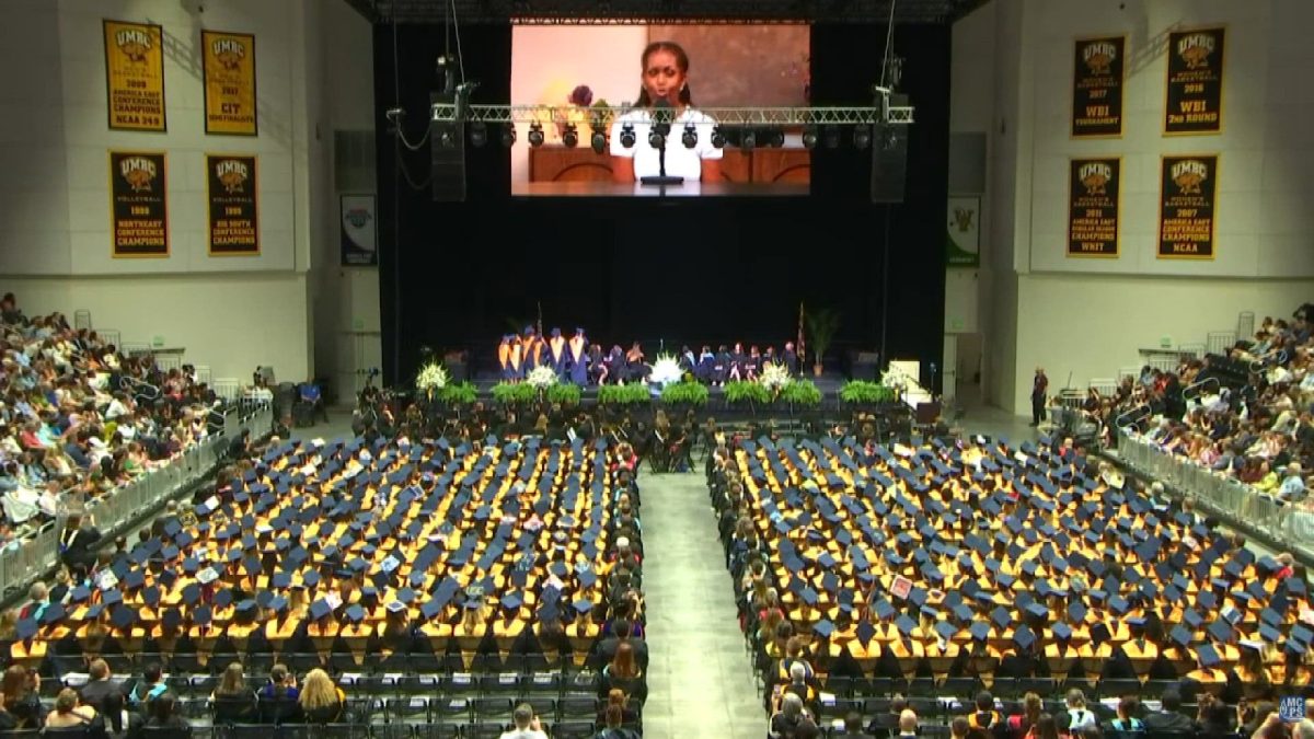 Mrs. Obama inspires hope and strength among the 2026 class of B-CC graduates. 